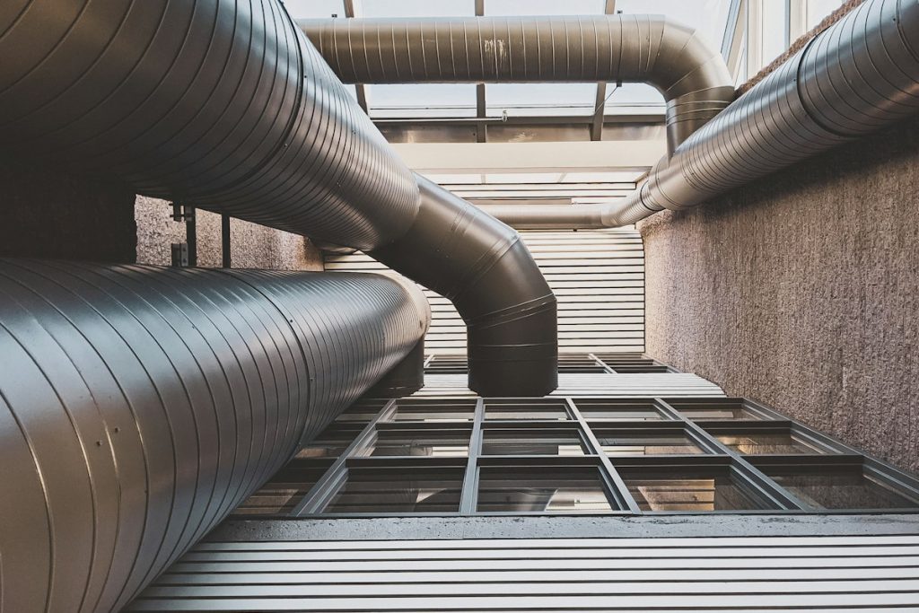 Industrial ventilation ductwork